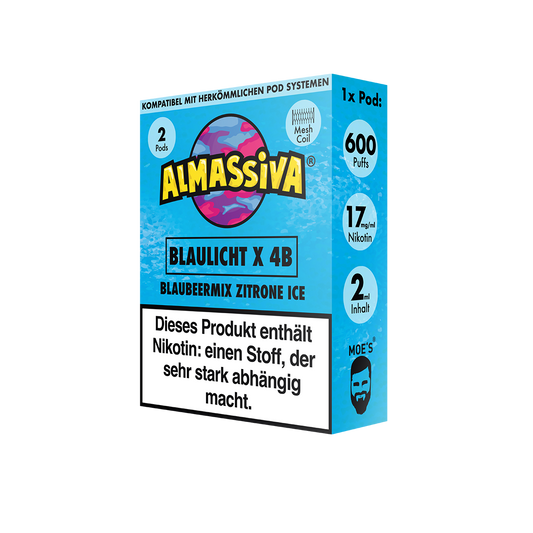 Al Massiva Prefilled Pod Blaulicht X 4B 17mg Nikotin