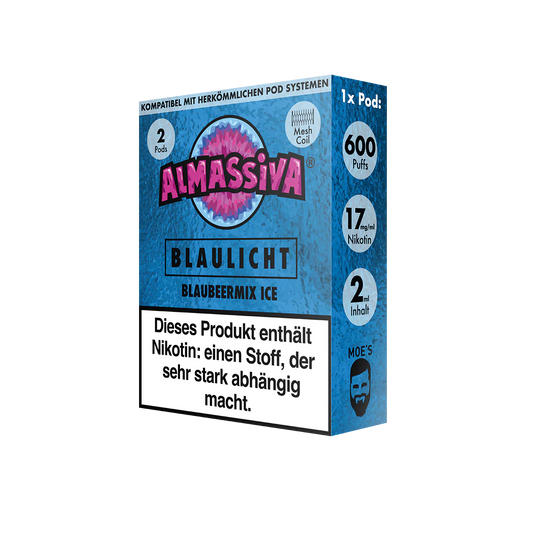 Al Massiva Prefilled Pod Blaulicht 17mg Nikotin