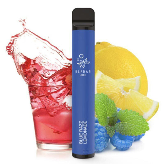 E-Zigarette Elfbar 600 Blue Razz Lemonade 0mg NIKOTINFREI