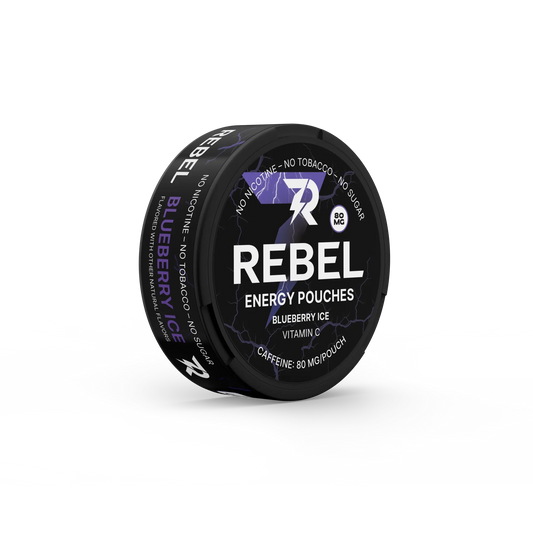 Rebel Energy Pouches Blueberry Ice