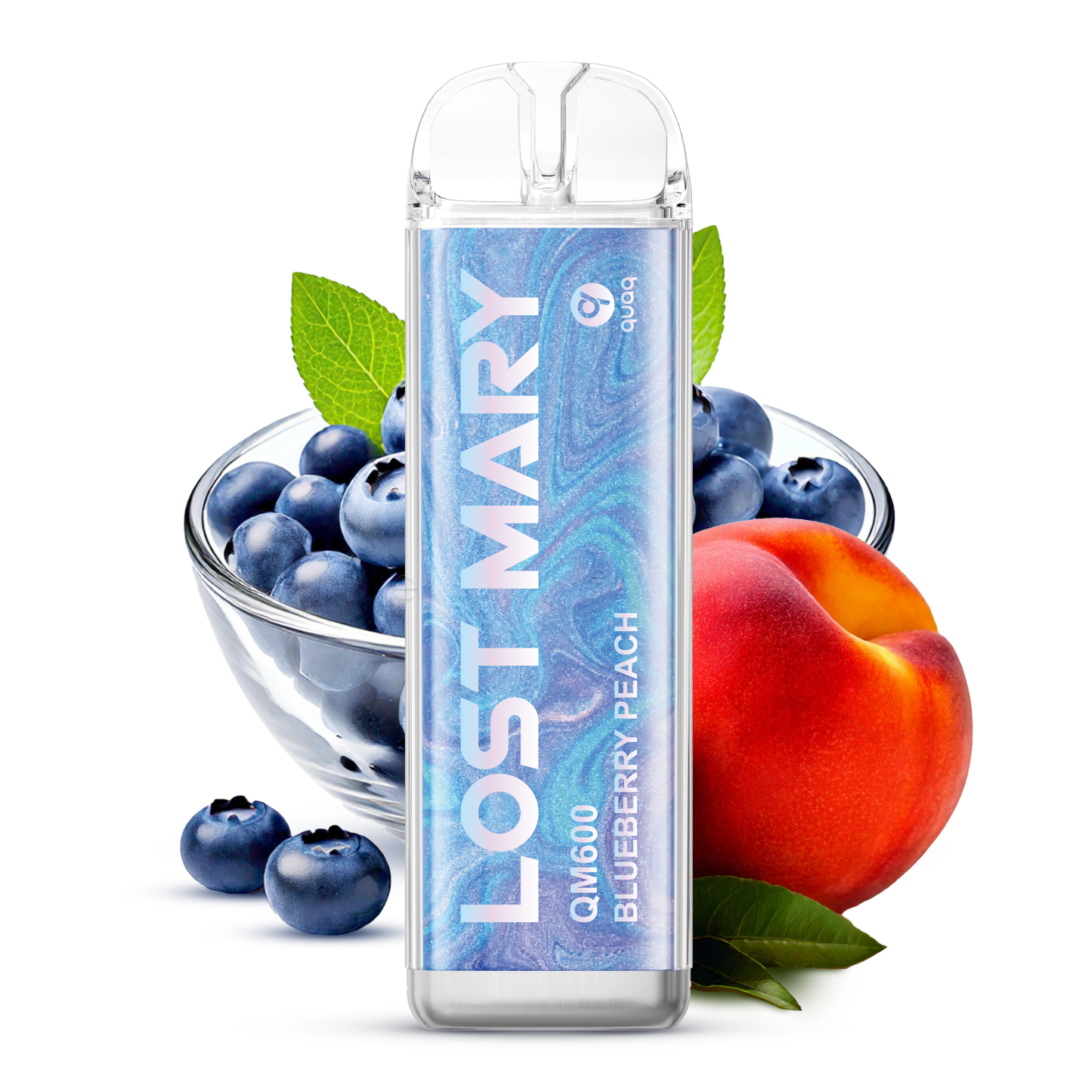 E-Zigarette Elfbar Lost Mary QM600 Blueberry Peach 20mg Nikotin  ***NEU***