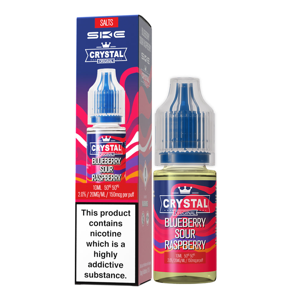 SKE Crystal Liquid 20mg Nikotin 20ml - Blueberry Sour Raspberry