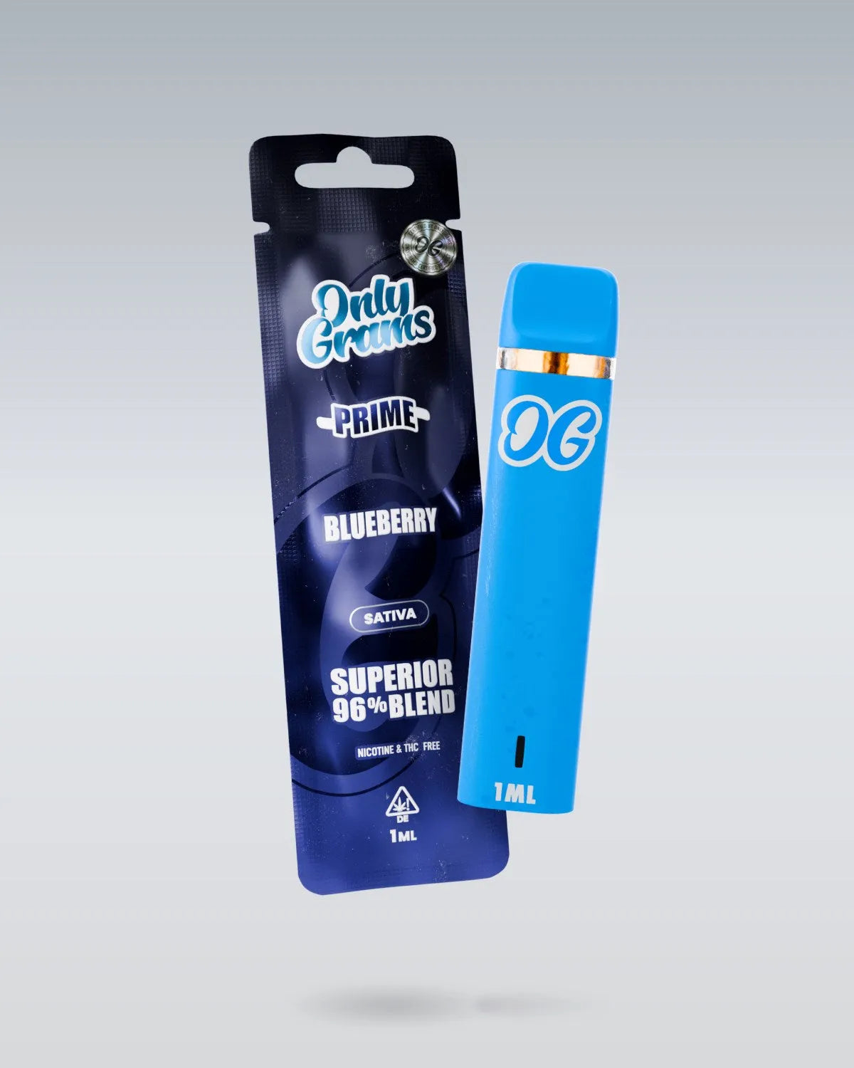 OnlyGrams Superior Vape 96% 1ml Blueberry