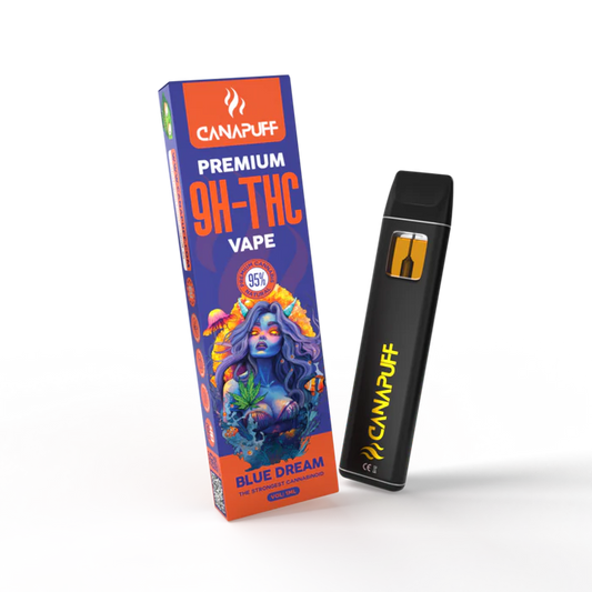 CANAPUFF 95% Vape 9H-THC 1ml Blue Dream