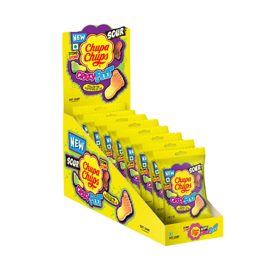 Chupa Chups Crazy Feet 93g [mhd. 01/07/2026] Vegetarisch ***NEU***
