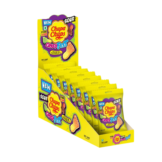 Chupa Chups Crazy Feet 93g [mhd. 01/07/2026] Vegetarisch ***NEU***