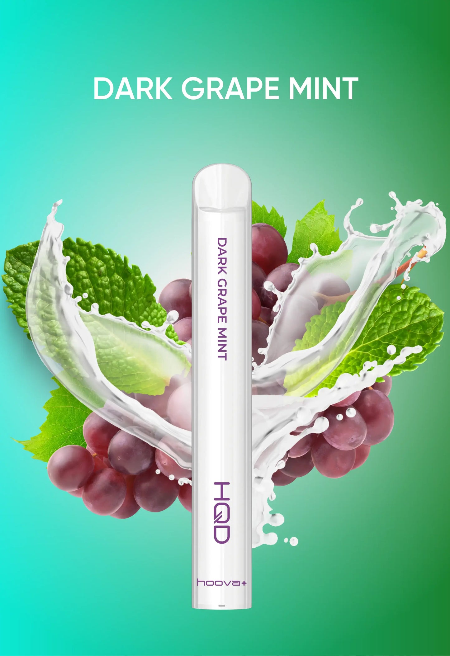 E-Zigarette HQD HOOVA+ Dark Grape Mint 18mg Nikotin  600