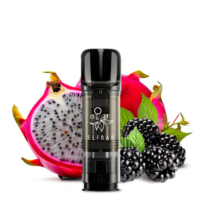 Elf Bar ELFA CP Prefilled Pod Dragon Fruit Blackberry 0mg NIKOTINFREI 600