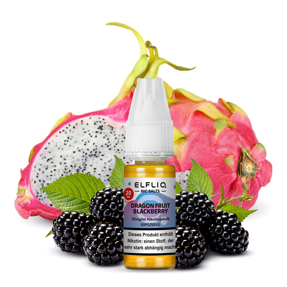 Elfbar ELFLIQ 20mg/ml Nikotinsalz Liquid Dragon Fruit Blackberry