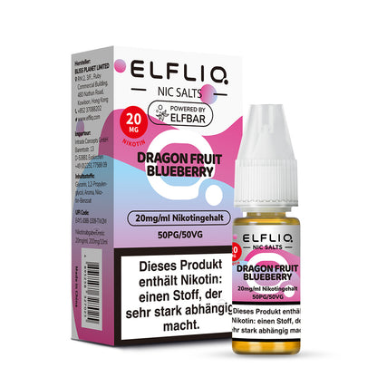 Elfbar ELFLIQ 20mg/ml Nikotinsalz Liquid Dragon Fruit Blueberry