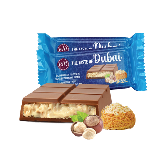 ELIT - The Taste of Dubai HASELNUSS 90g Tafelschokolade [mhd. 01/05/2026]