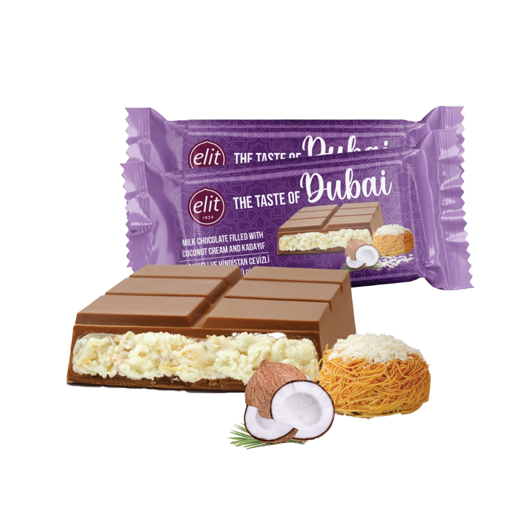 ELIT - The Taste of Dubai KOKOSNUSS 90g Tafelschokolade [mhd. 01/05/2026]