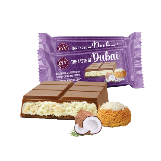 ELIT - The Taste of Dubai KOKOSNUSS 90g Tafelschokolade [mhd. 01/05/2026]