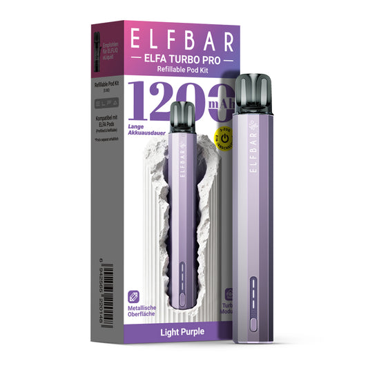 ELFA Turbo PRO Refillable Pod Kit Light Purple