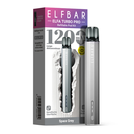ELFA Turbo PRO Refillable Pod Kit Space Grey