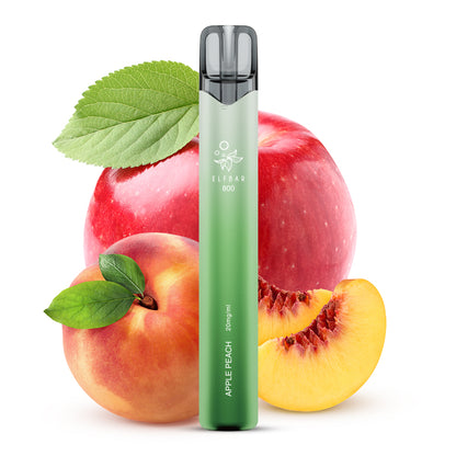 E-Zigarette Elfbar 800 Apple Peach 20mg Nikotin