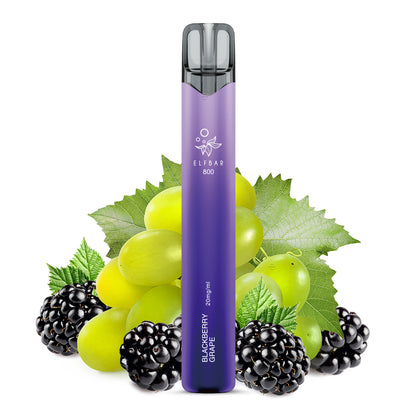 E-Zigarette Elfbar 800 Blackberry Grape 20mg Nikotin
