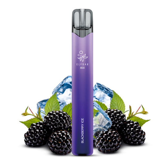 E-Zigarette Elfbar 800 Blackberry Ice 0mg NIKOTINFREI