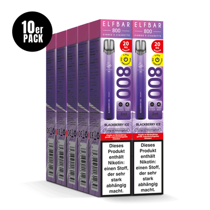E-Zigarette Elfbar 800 Blackberry Ice 20mg Nikotin