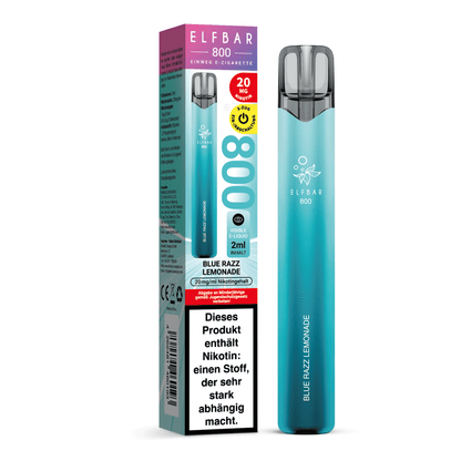 E-Zigarette Elfbar 800 Blue Razz Lemonade 20mg Nikotin