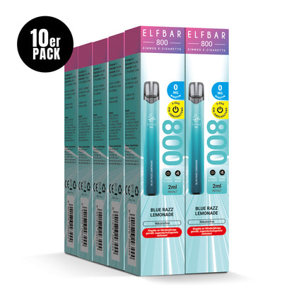 E-Zigarette Elfbar 800 Blue Razz Lemonade 0mg NIKOTINFREI