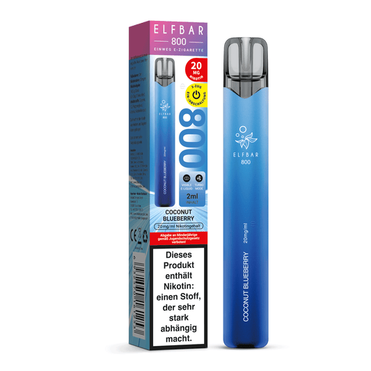 E-Zigarette Elfbar 800 Coconut Blueberry 20mg Nikotin