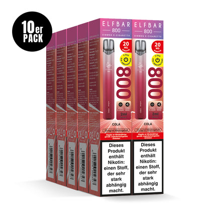 E-Zigarette Elfbar 800 Cola 20mg Nikotin