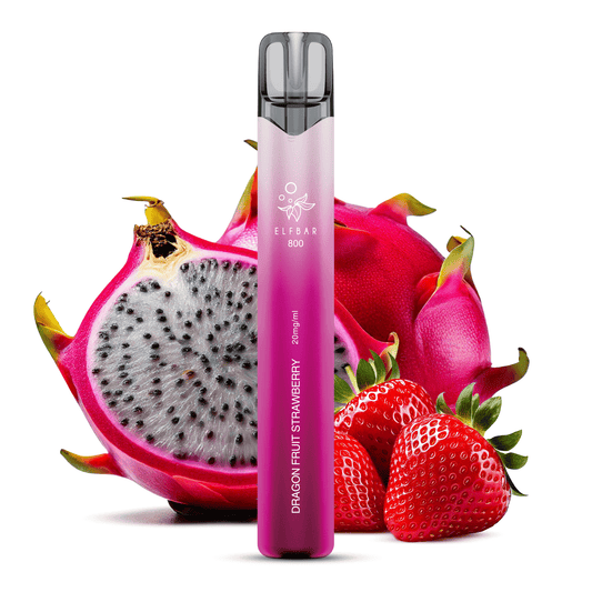 E-Zigarette Elfbar 800 Dragon Fruit Strawberry 20mg Nikotin