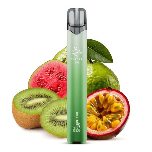E-Zigarette Elfbar 800 Kiwi Passion Fruit Guava 20mg Nikotin