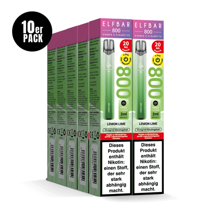 E-Zigarette Elfbar 800 Lemon Lime 20mg Nikotin