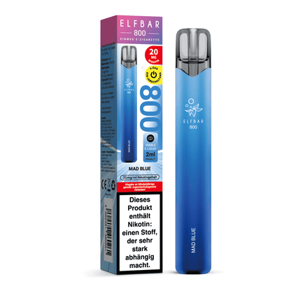 E-Zigarette Elfbar 800 Mad Blue 20mg Nikotin