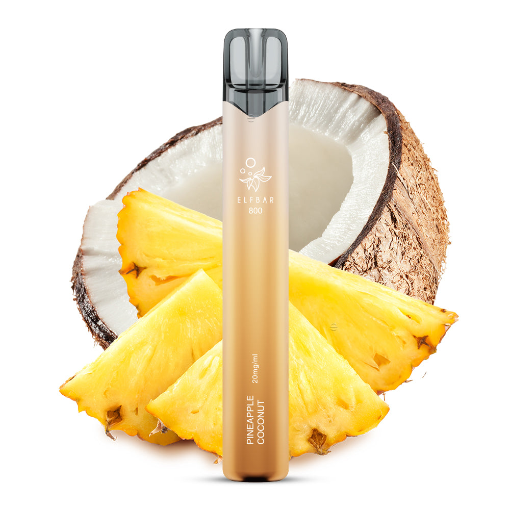 E-Zigarette Elfbar 800 Pineapple Coconut 20mg Nikotin