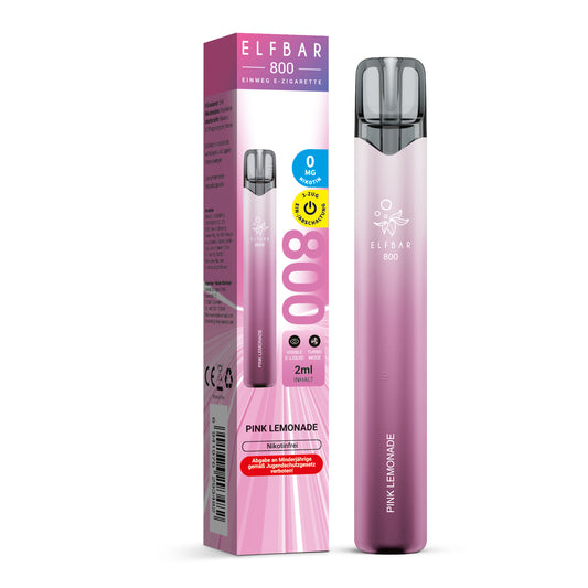 E-Zigarette Elfbar 800 Pink Lemonade 0mg NIKOTINFREI
