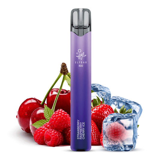 E-Zigarette Elfbar 800 Strawberry Raspberry Cherry Ice 20mg Nikotin