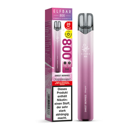 E-Zigarette Elfbar 800 Sweet Berries 20mg Nikotin