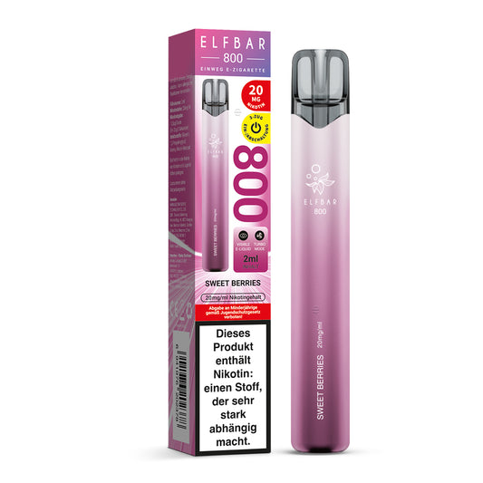 E-Zigarette Elfbar 800 Sweet Berries 20mg Nikotin