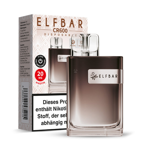 E-Zigarette Elf Bar CR600 Classic Ice Coffee 20mg Nikotin
