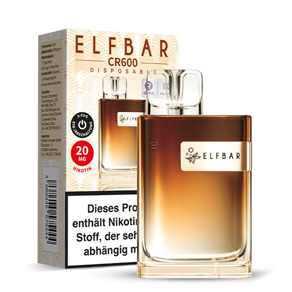 E-Zigarette Elf Bar CR600 Watermelon Peach 20mg Nikotin