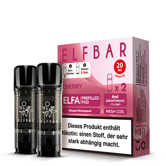 Elfbar Prefilled Pod ELFA Cherry 20mg Nikotin 600