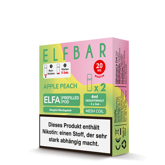 Elfbar Prefilled Pod ELFA Apple Peach 20mg Nikotin 600