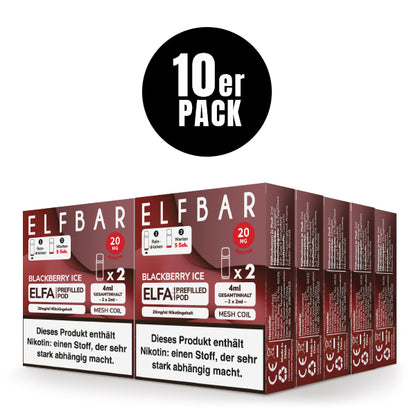 Elfbar Prefilled Pod ELFA Blackberry Ice 20mg Nikotin 600