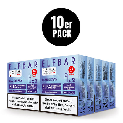Elfbar Prefilled Pod ELFA Blueberry 20mg Nikotin 600