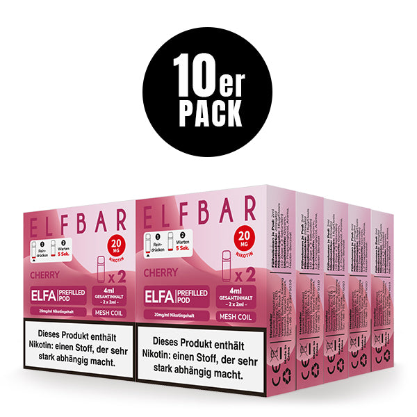 Elfbar Prefilled Pod ELFA Cherry 20mg Nikotin 600