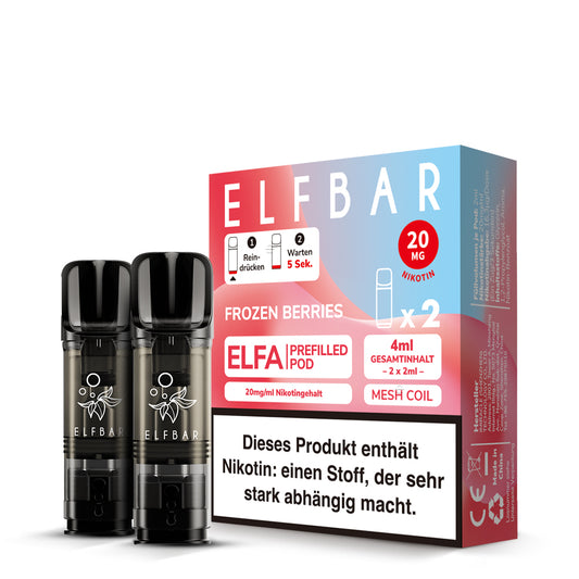 Elfbar Prefilled Pod ELFA Frozen Berries 20mg Nikotin 600