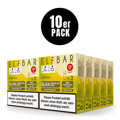 Elfbar Prefilled Pod ELFA Mango 20mg Nikotin 600