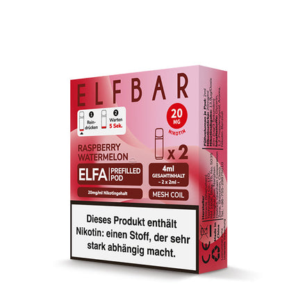 Elf Bar ELFA CP Prefilled Pod Raspberry Watermelon 20mg Nikotin 600