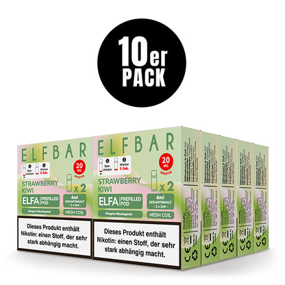 Elfbar Prefilled Pod ELFA Strawberry Kiwi 20mg Nikotin 600