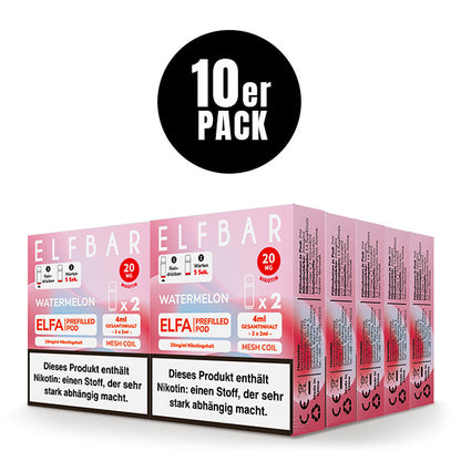 Elf Bar ELFA CP Prefilled Pod Watermelon 20mg Nikotin 600