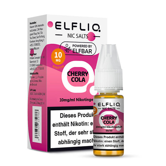 Elfbar ELFLIQ 10mg/ml Nikotinsalz Liquid Cherry Cola