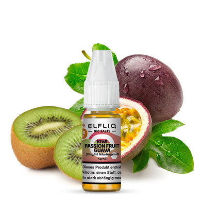 Elfbar ELFLIQ 10mg/ml Nikotinsalz Liquid Kiwi Passion Fruit Guava